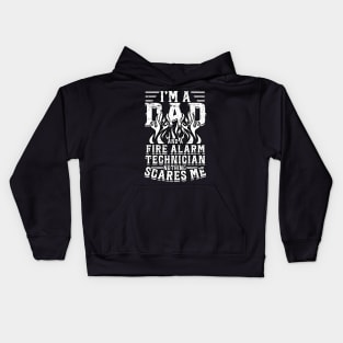 Fire Alarm Technician Kids Hoodie